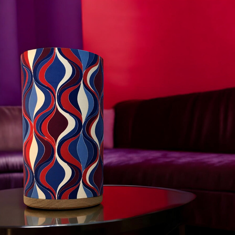 
                  
                    Funky Vintage Fabric Lampshade
                  
                