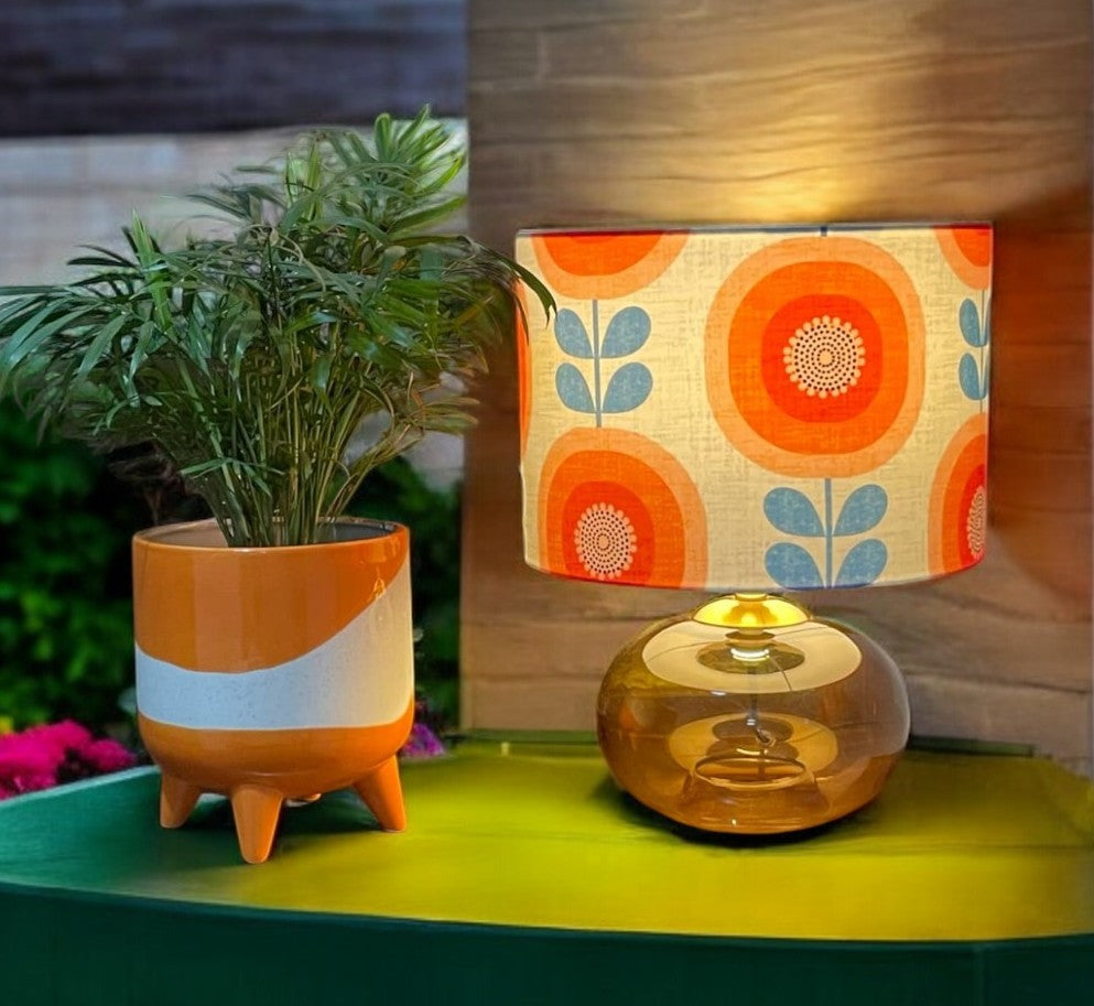 
                  
                    MCM Red Sunflower Lampshade
                  
                