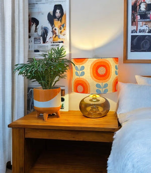 
                  
                    MCM Red Sunflower Lampshade
                  
                