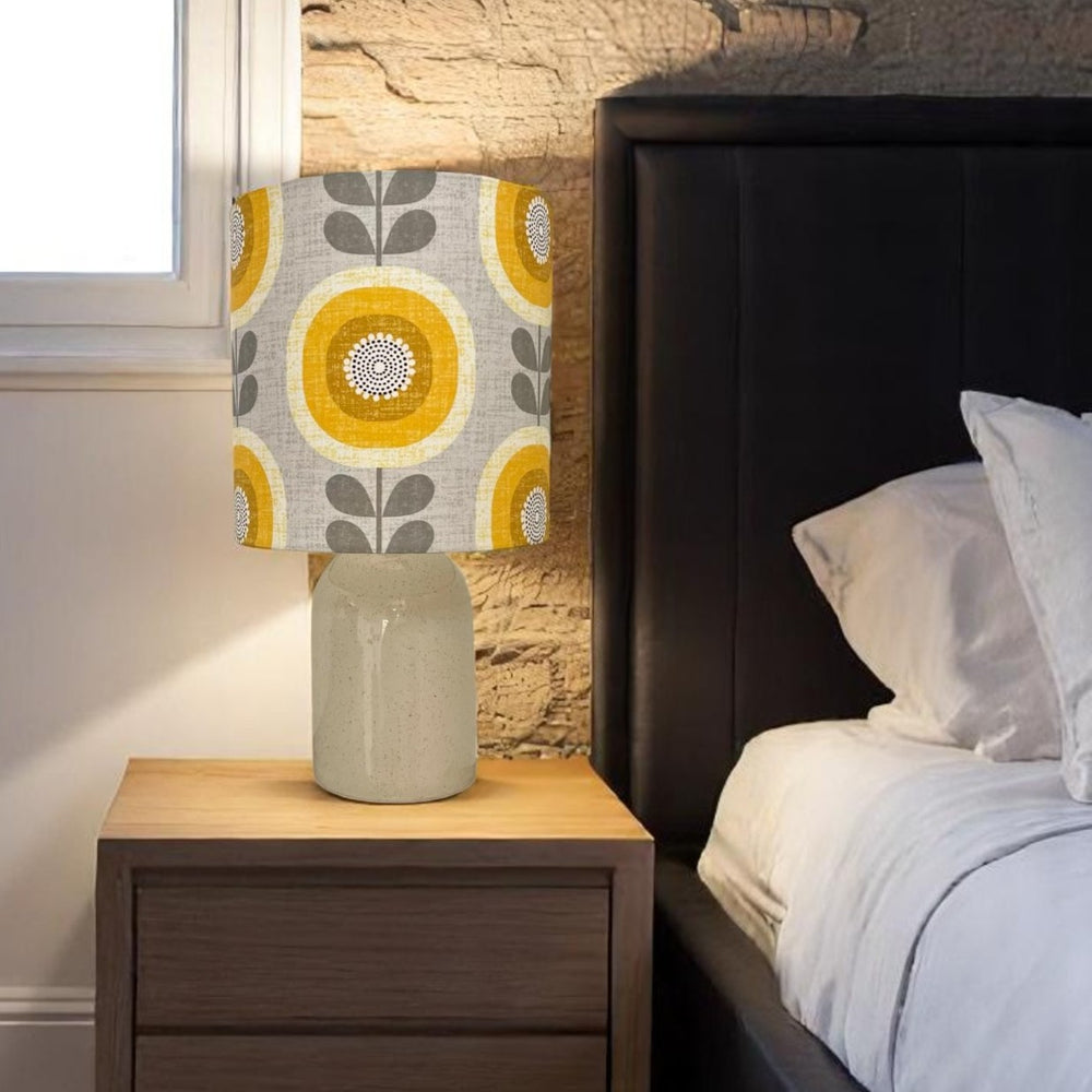 
                  
                    MCM Yellow Sunflower lampshade
                  
                