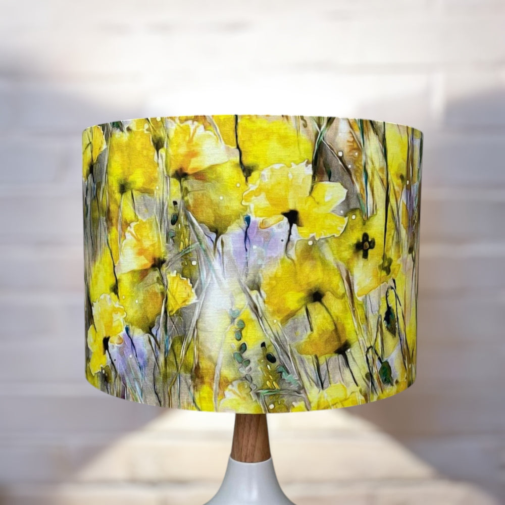 
                  
                    Yellow Poppy Lampshade
                  
                