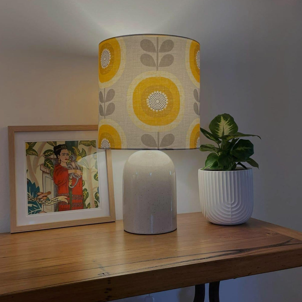 
                  
                    MCM Yellow Sunflower lampshade
                  
                