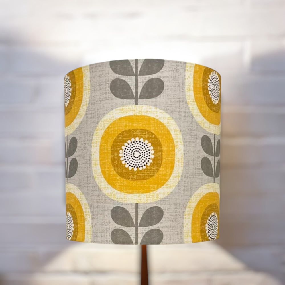 MCM Yellow Sunflower lampshade