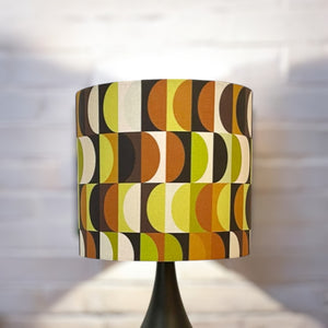 
                  
                    MCM Green & Brown Retro Lampshade
                  
                