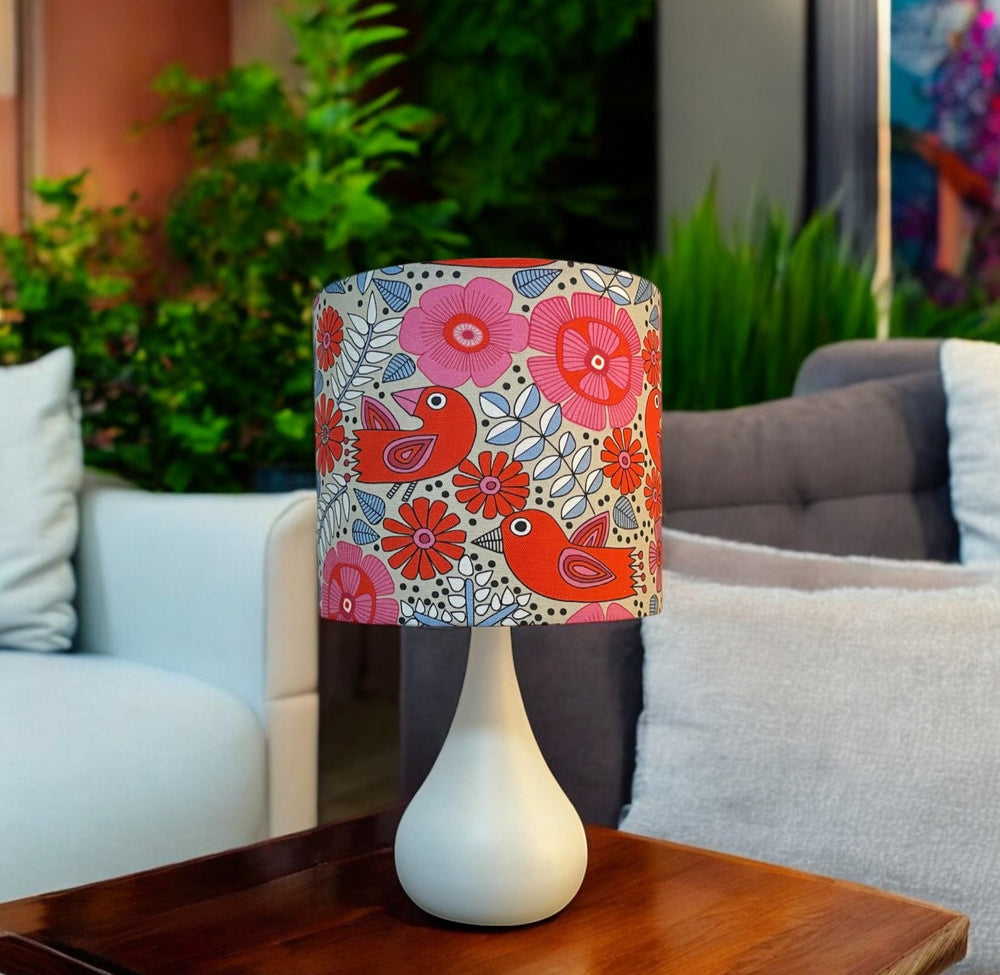 
                  
                    Red Birds Lampshade
                  
                