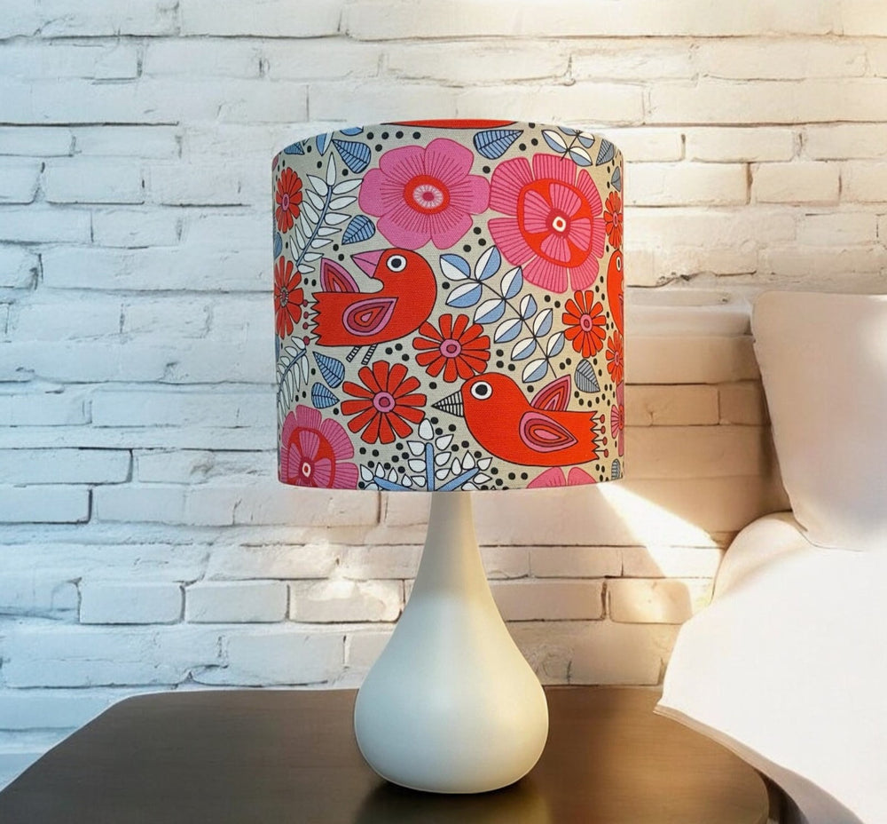 
                  
                    Red Birds Lampshade
                  
                