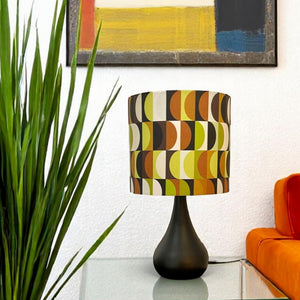 
                  
                    MCM Green & Brown Retro Lampshade
                  
                