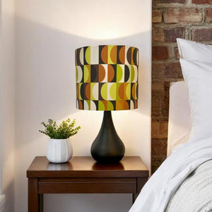 
                  
                    MCM Green & Brown Retro Lampshade
                  
                