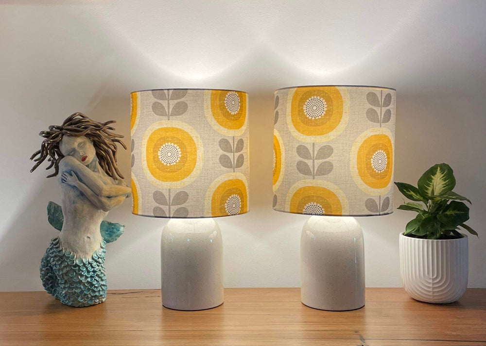 
                  
                    MCM Sunflower Lampshade & Base Set
                  
                