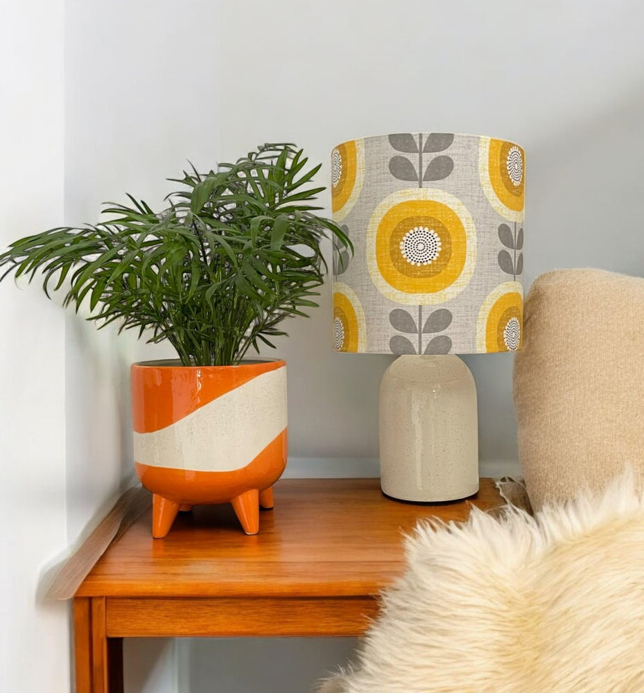 
                  
                    MCM Yellow Sunflower lampshade
                  
                