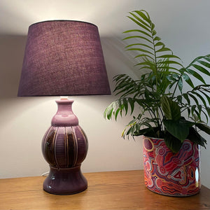 
                  
                    Purple Lampshade & Vintage Base Set
                  
                