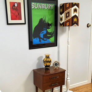 
                  
                    Rowe's Vintage Fabric Lampshade
                  
                