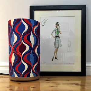 
                  
                    Funky Vintage Fabric Lampshade
                  
                